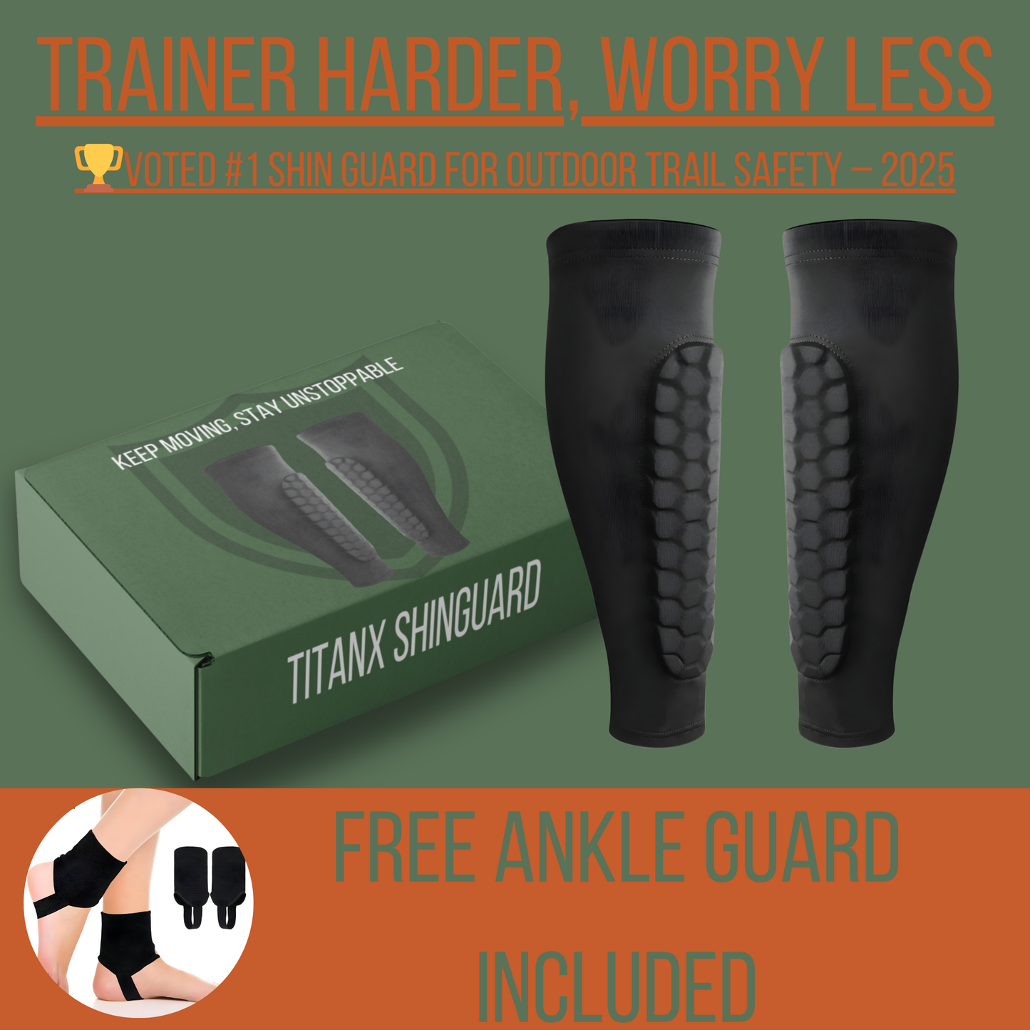 TitanX™ ShinShield Trail Armor